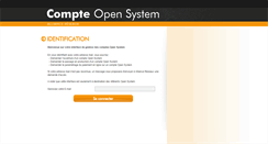 Desktop Screenshot of comptes.open-system.fr